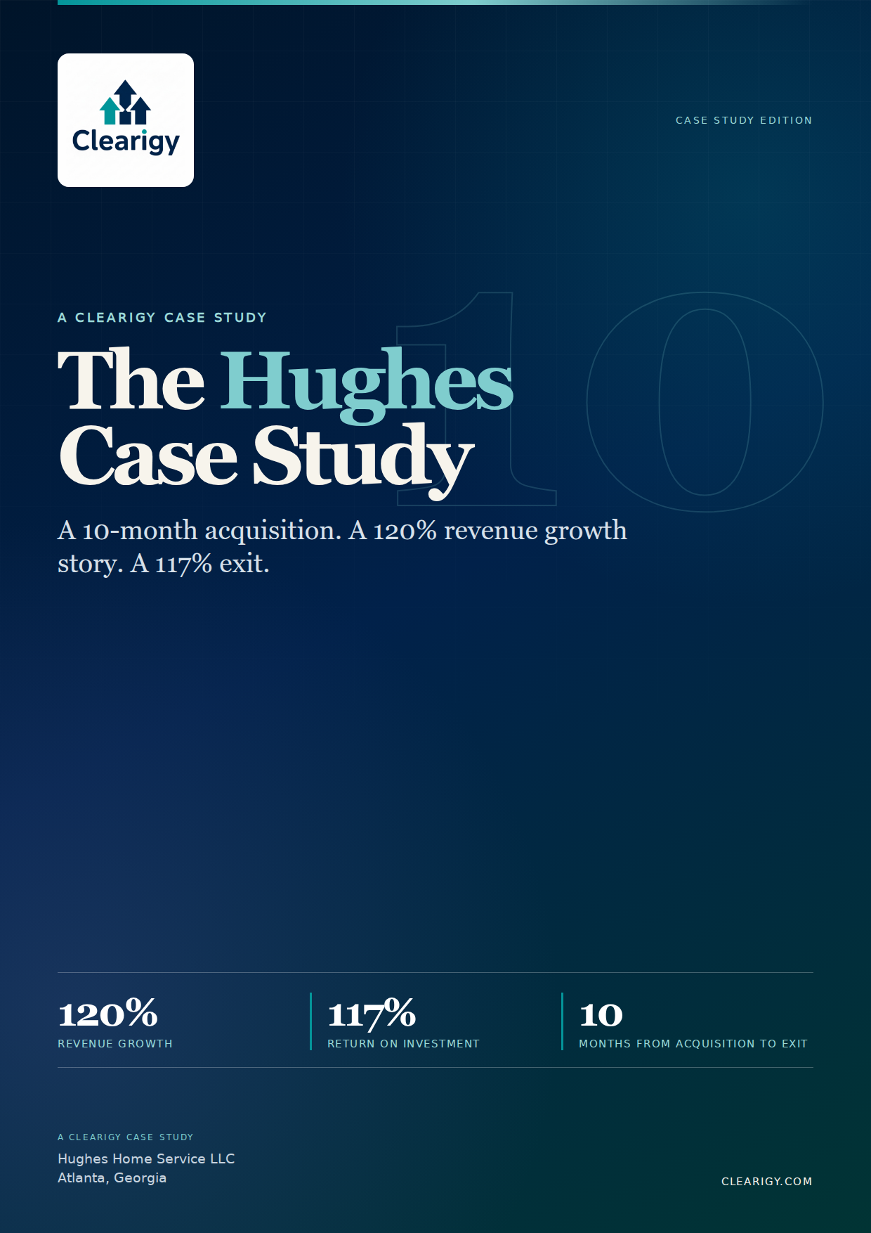 Cover of The Hughes Home Service Case Study by Clearigy